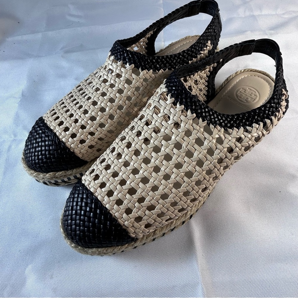 Tory Burch Dandy Woven Flat Espadrille